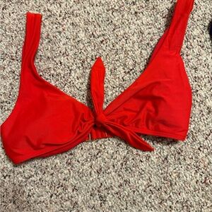 Red hollister bikini set